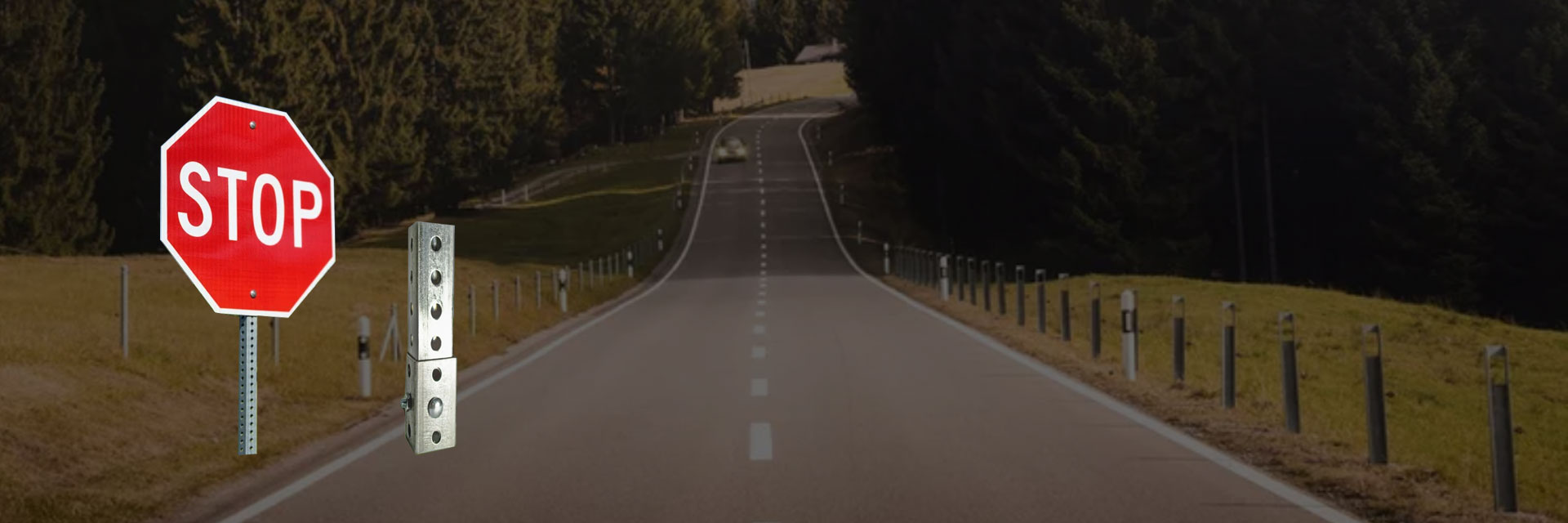 Professional metal steel square sign post manufactureHebei Jinshi